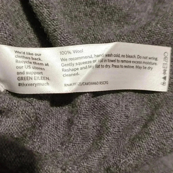 Eileen Fisher Wool Oversized Sweater - Picture 6 of 6